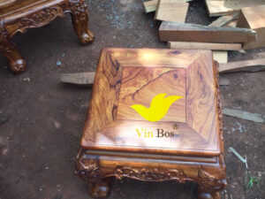 bàn ghế phòng khách nội thất tay 12 gỗ cẩm lai