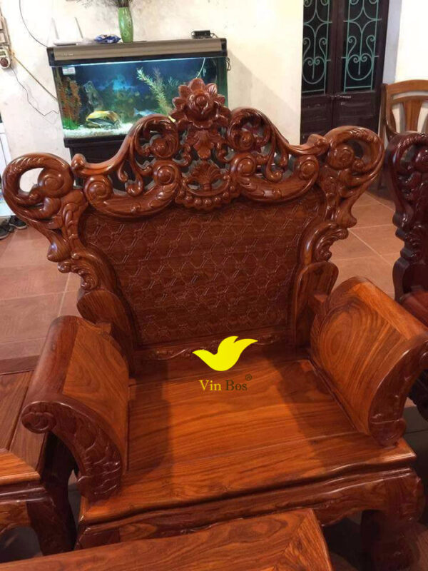 bàn ghế gỗ hương vân hoàng gia