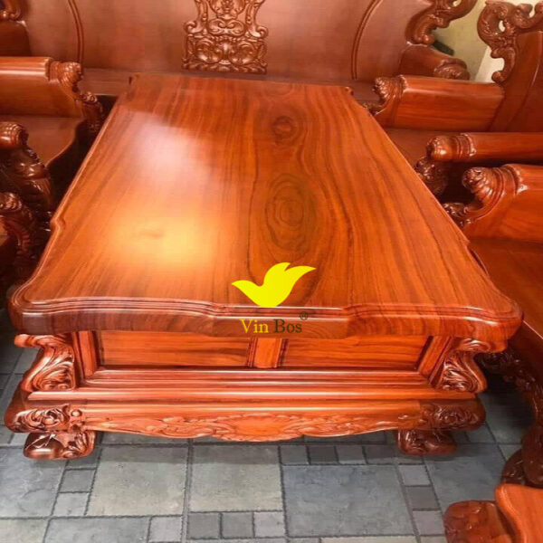 bộ bàn ghế hoàng gia luis gỗ gõ đỏ