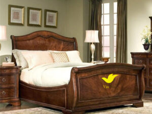 mẫu giường ngủ gỗ hương cao cấp