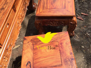 Bàn ghế gỗ cẩm lai 6 món